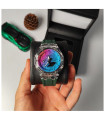 ساعت جیشاک G-SHOCK مدل۲۱۰۰ کریستالی رنگین کمانی سبز