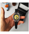 ساعت جیشاک G-SHOCK مدل۲۱۰۰ ap مشکی صفحه زرد