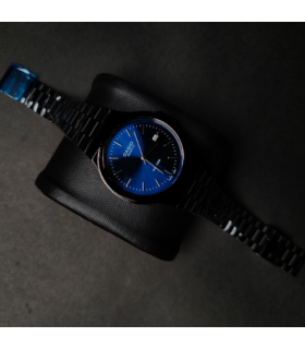 ساعت کاسیو مدل گرد رنگ مشکی صفحه آبی کد 241