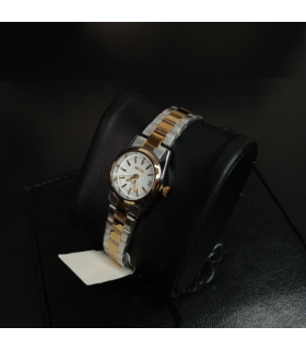 ساعت مدل سیکو زنانه بند رولکسی صفحه سفید کد 540