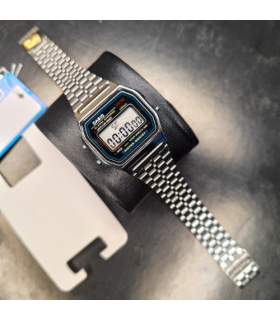 ساعت کاسیو نوستالژی مردانه رنگ نقره ای کد 565