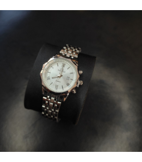 ساعت مدل الگانس زنانه رنگ نقره ای کد 571