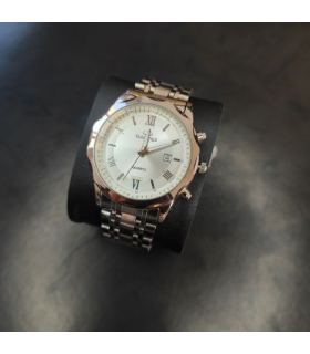 ساعت مدل الگانس مردانه رنگ نقره ای کد 572