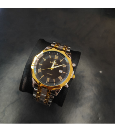 ساعت مدل الگانس مردانه رنگ طلایی کد 574